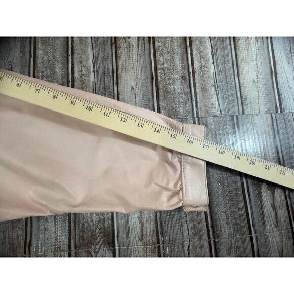 Gino di Giorgio Dolman Bat Wing Sleeve Leather Jacket sz M color Pink VTG  80's - Picture 4 of 14